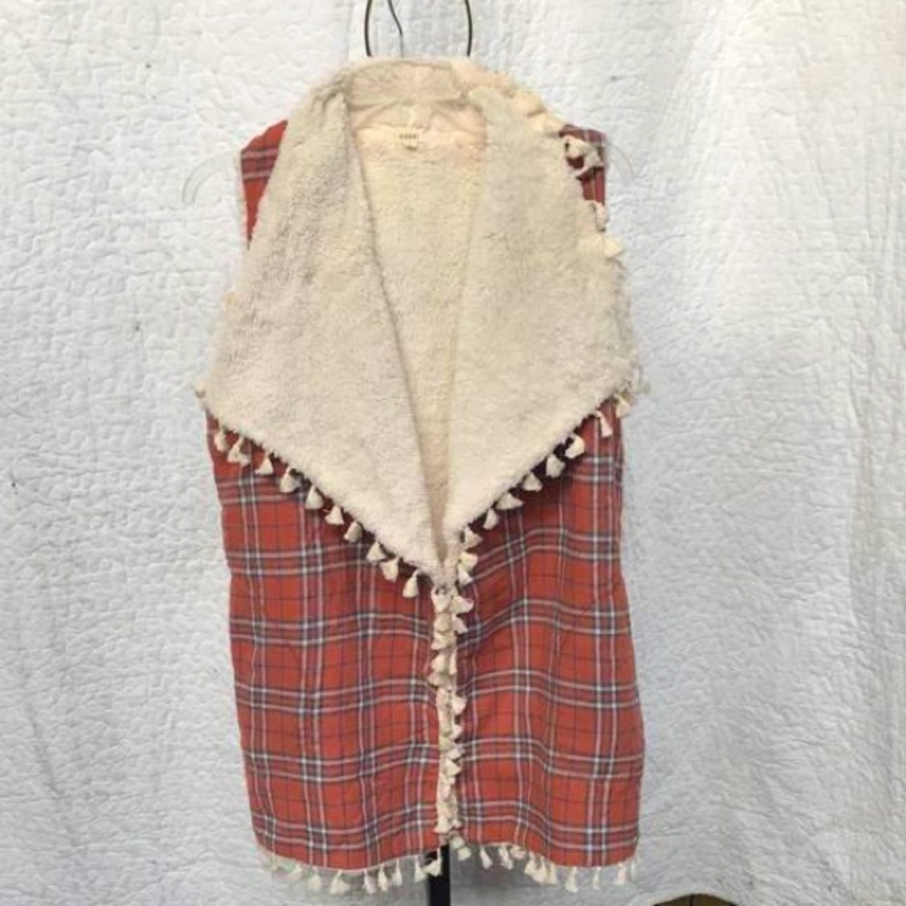 Easel fluffy woman vest